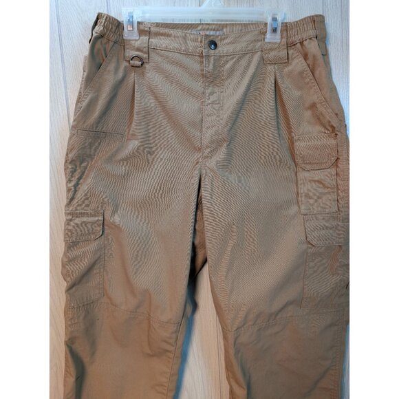 5.11 511 Tactical Series Pants Men's 36x34 Style 74273 Tan Beige Ripstop - Picture 2 of 9